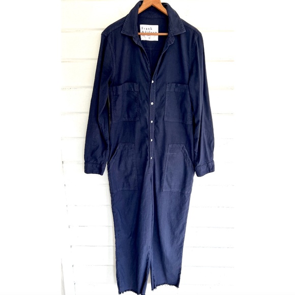 FRANK & EILEEN Northern Ireland Playsuit in Navy - M - Picture 5 of 16